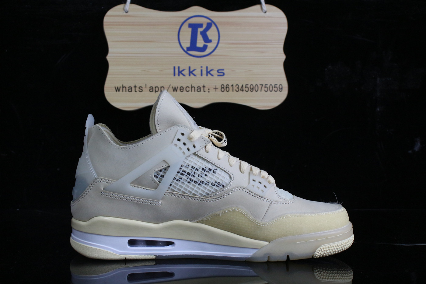Jordan 4 X Off-White Sail (Big size)
